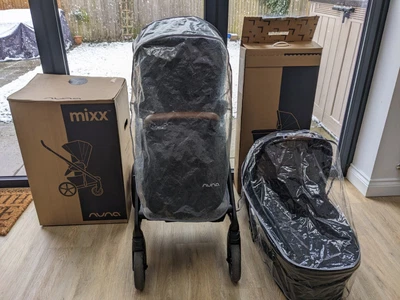 £350 • Buy Nuna Mixx Travel System Pushchair Pram Black
