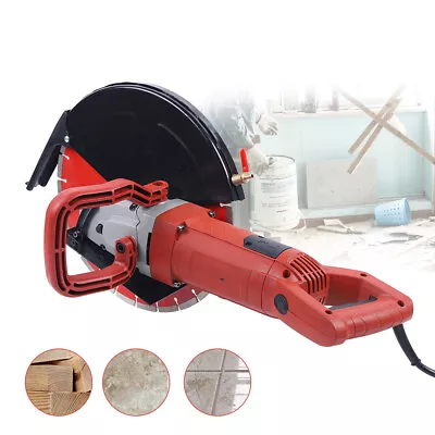 $190 • Buy Wet Dry Concrete Cut Saw 14  Circular Electric Demo Saw With Water Pump+Blade
