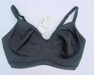 M & S Body Full Cup Flexifit Bra Arcaform Wired Black Marks Spencer • £7.99