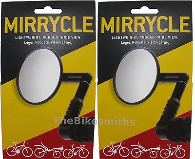 2 PACK Mirrycle Mountain Mirror Adjustabl Hybrid Recumbent Bike Urban Bicycle PR • $22.06