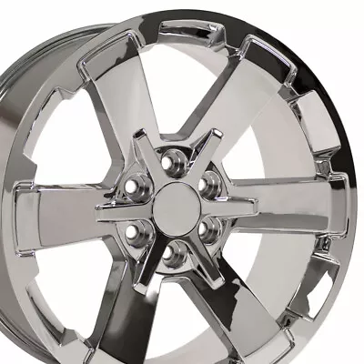 22x9 Chrome 5662 CK162 Wheels Set(4) Fits Chevy Silverado Tahoe Suburban • $876