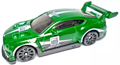 2020 Hot Wheels '18 Bentley Continental Gt3 #100 Green 2 7/8  Diecast Race Car • $10.99