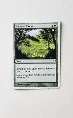 MTG Summer Bloom / MTG 9th Edition / Uncommon Regular LP Condition Card • $0.99