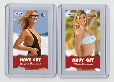 Maria Kirilenko Rare MH Navy Cut #'d X/3 Tobacco Card No. 470 • $5