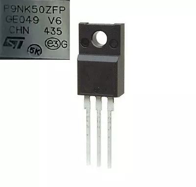 P9NK50ZFP  STP9NK50ZFP N-Ch 500v MOSFET  TO-220 • $2.41