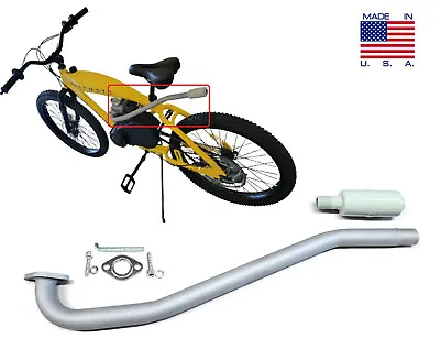 Exhaust Muffler For: Phatmoto Rover Motorized Bicycle • $74.80