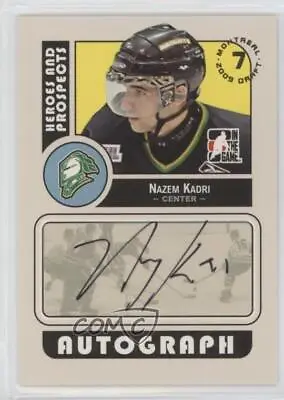2008-09 ITG Heroes And Prospects Montreal 2009 Draft /7 Nazem Kadri #A-NK Auto • $29