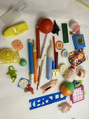 $19.99 • Buy Mixed Lot Vintage Vending Cereal Cracker Jack Candy Toys Prizes Premiums Charms