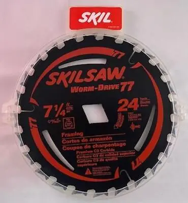 Skilsaw 76924 7-1/4  Worm-Drive 77 Framing Circular Saw Blade BULK • $6