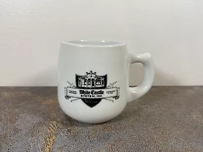 Vintage White Castle Coffee Mug With Ashtray Bottom • $10