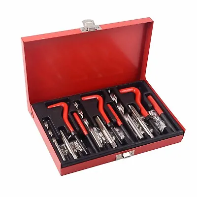 £16.75 • Buy 88pc Thread Repair Helicoil Tool Set Kit M6 M8 M10 Inserts Taps & Drill Bits
