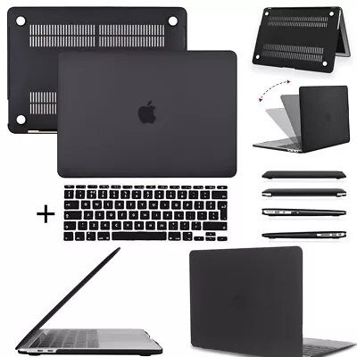 Black Hard Case Cover+UK Keyboard Skin For Apple Macbook Air Pro 11' 13 14 15 16 • £9.92