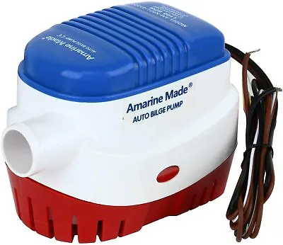 Amarine Made 12V 1100 Gph Automatic Submersible Boat Marine Bilge Water Pump • $22.89