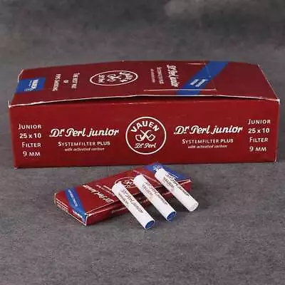 250pcs NEW Dr Perl 9mm Charcoal Filters Junior Vauen For Pipes Kit Tools Hot • $30.25