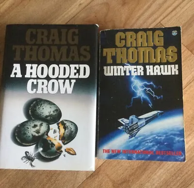 2 Craig Thomas Book Bundle - A Hooded Crow & Winter Hawk  • £2.99