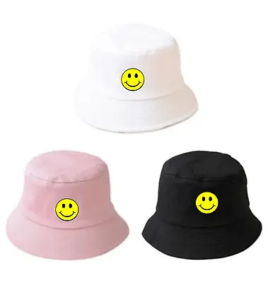 £13.99 • Buy Smiley Face Bucket Hat, Stone Roses Adored Lemon Bucket Hat