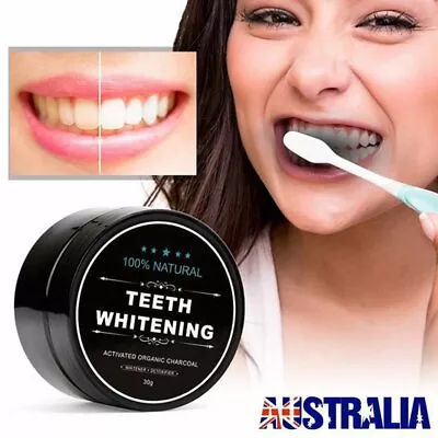 $11.49 • Buy Carbon Coco Organic Teeth Whitening Powder Coconut Charcoal Tooth Polish White