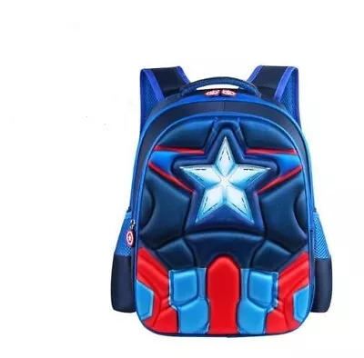 £19.99 • Buy Captain America School Bag For Boys  | Marvel Avengers Kids Superhero Backpack 