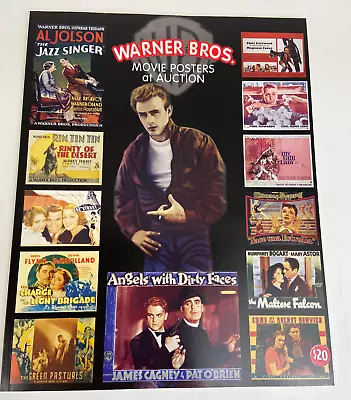 Warner Bros Vintage Hollywood Posters Auction Catalog Maltese Falcon Rin Tin Tin • $15.99