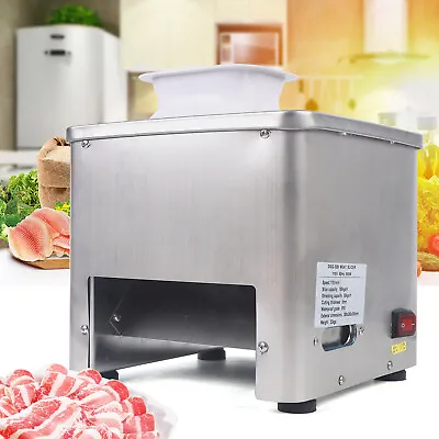 Meat Cutting Machine Commercial Electric Meat Cutter 5 Mm Blade Space 550W NEW • $189.05