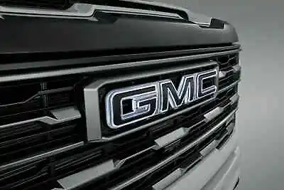 $440.96 • Buy 2022-2024 GMC Sierra Front Illuminated Emblem In Black GM OEM NEW 86537586