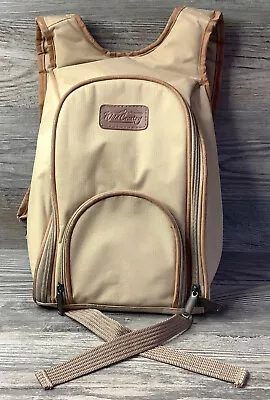 Wild Country Picnic Bag Brown Water Resistant Canvas Carry Backpack Adjustable • $27.95