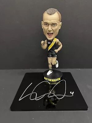 AFL RICHMOND TIGERS DUSTIN DUSTY MARTIN HAND SIGNED BOBBLE HEAD - Premiers MCG • $149.95