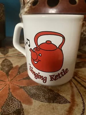 Singing Kettle Mug Tams Made In England Rare Scottish Children’s Musical Group • £15