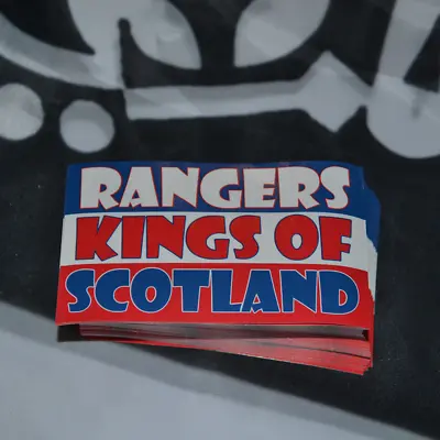 X25 Rangers Kings Of Scotland 10x6cm Stickers - Inspired By Casuals Ultras RFC • $8.30