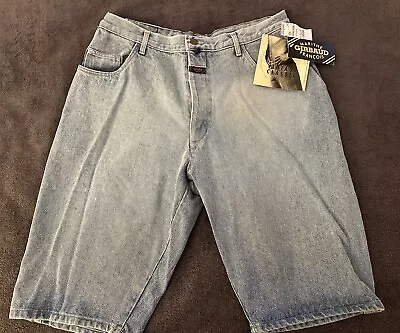 NWT Marithe Francois Girbaud Jean Shorts Mens Sz 36 Denim New Deadstock Vintage • $119