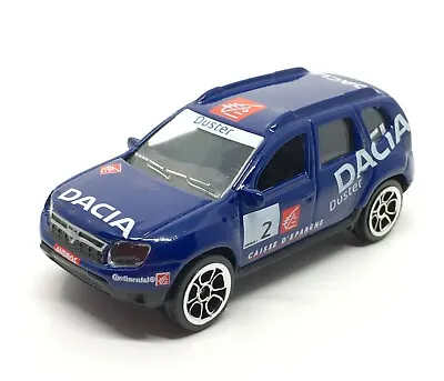 Majorette Dacia Duster Racing - Blue - Full Logo - 1:64 (3 ) No Package • $9.04