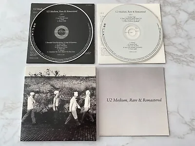 U2 Medium Rare & Remastered 2 CD LIMITED ED. EU IMPORT! W/Poster! Bono RARE! OOP • $95.99