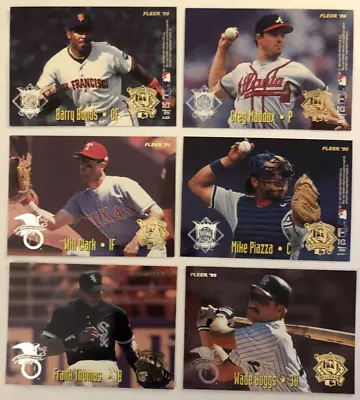 1995 Fleer Baseball All-Star/Award Winner Insert Singles - List In Description • $1