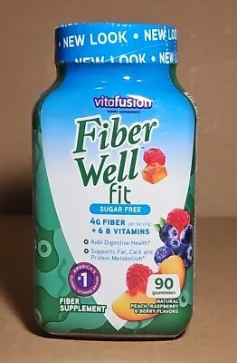 Vitafusion Fiber Well 90 Pieces Sugar Free Gummies Fiber Supplement • $10