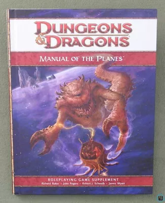 Manual Of The Planes (Dungeons & Dragons 4th Edition 4e) Wizards Of The Coast • $66