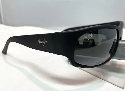 Maui Jim Longboard Mj 222-2m Matte Black Neutral Grey Polarized Sunglasses New • $170