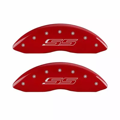 MGP Front/Rear Caliper Covers-Red Chevrolet Camaro SS; 14036SSS5RD • $252.67