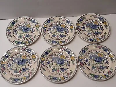 Mason's Regency Ironstone Set Of 6 Salad/dessert Deplates 7.75  New • $199