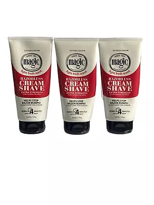 3 SoftSheen-Carson Magic Razorless Shaving Cream For Men Hair Removal Cream 6oz • $32