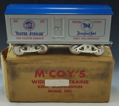 McCOY'S TRAIN 1979 25th DISNEYLAND TCA CONVENTION BOX CAR STANDARD GAUGE NIB • $107.83