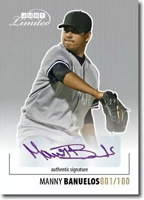 MANNY BANUELOS 2011 Just LIMITED Rookie Autograph SILVER Auto RC #/100 • $11.99