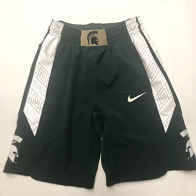 Nike Michigan State Spartans Authentic On-Court Performance Shorts Small • $37.99