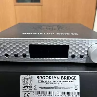 MyTek Brooklyn Bridge Headphone Amplifier USB DAC  Remote Control Missing Used • $2320