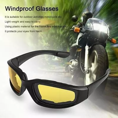 Anti-Glare Motorcycle Glasses Polarized Night Driving Len Glasses Sunglass G3Y5 • $3.05