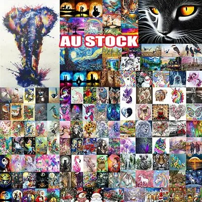 $12.23 • Buy Animal DIY 5D Diamond Painting Embroidery Cross Craft Stitch Art Kit Home DecFZ