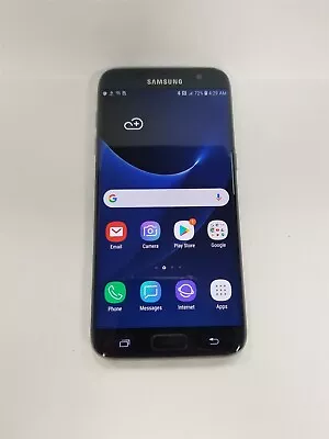 Samsung Galaxy S7 Edge 32GB Black SM-G935A (AT&T) Android Smartphone VF4274 • $46.14