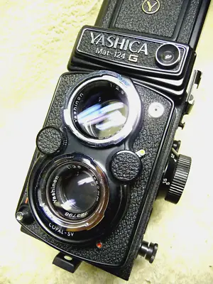 YASHICA Mat-124 G 124G Twin Lens Reflex 6x6cm 120 FILM Camera. Medium Format TLR • £322.93