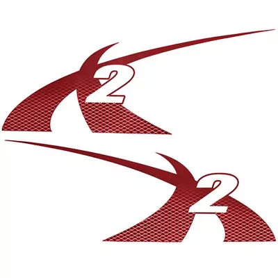 MasterCraft Boat X2 Decals 7501435 | 2011 Pro Tour Red (Set Of 2) • $193.99