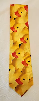 Rubber Ducky Yellow/orange Novelty Duck Necktie • $6.95