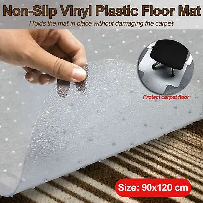 $36.99 • Buy Chair Mat Carpet Hard Floor Protectors PVC Home Office Room Computer Work Mats